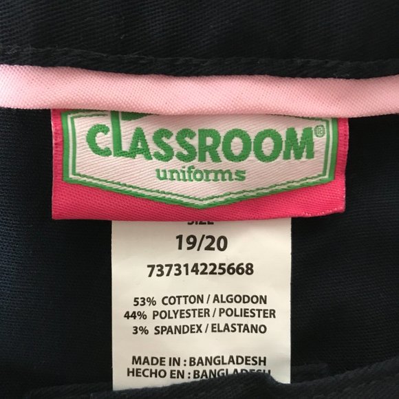 Juniors Stretch Twill Pants Blue - Picture 5 of 5